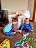 The puzzle interest continues... Really nice playing with Ben this weekend. Liam didn't get a look in and often told off for pointing at olive. Found two great puzzles to buy too.