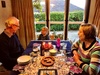 Birthday dinner for grandad. Olive helped decorate the cake with precision and sung a lovely solo birthday song.