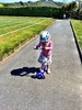 We had bike Monday at Playcentre this week. All the kids enjoyed the long road beside the park for circuits. Olive tried a scooter and balance bike but she still loves tri bike. (Might need a balance bike now!) Iris enjoyed some time with herself. Smiling to impress! She loves hanging in the baby pit and watching everything from her tummy and now the mirror too!