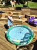 A beautiful day for some backyard letter fishing.
