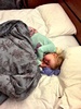 We had a sleeping gremlin in our bed last night. First time this year. She was upset by something in her bedroom - maybe the blustery wind.