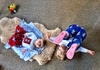 Marching robot pyjamas! Thanks Aunty Lauren. Iris can finally fit hers.