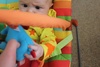 Iris’s love affair with the elephant on her bouncer continues… Today we are modelling our ‘spacesuit' enjoying working with mummy while Olive is at KCC this morning.