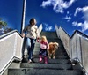 A walk to the butchers with Granny and Poppa.