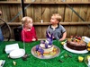 The two cakes! It was certainly a cake off.