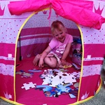 Princess tent and puzzle from Granny and Poppa