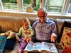 Grandad was favourite and best for story books after dinner and Olive wanted grandad to put her to bed. Very special. (Daddy doesn't get a look in these days) Daddy was told not to sit down but to go and do the dishes. The next day was the school fair where we got the coloured balls of doom!