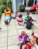 We caught up with the gang at the Thompson farm for brunch and an Easter egg hunt.