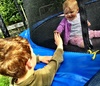 We caught up with the gang at the Thompson farm for brunch and an Easter egg hunt.