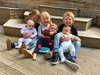 We hosted the extended Peck family Easter Sunday brunch and Easter egg hunt - and it was great fun! 6 cousins, 6 uncle and aunties, 2 grandparents and 3 dogs! My how the troop has expanded.