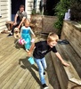 We hosted the extended Peck family Easter Sunday brunch and Easter egg hunt - and it was great fun! 6 cousins, 6 uncle and aunties, 2 grandparents and 3 dogs! My how the troop has expanded.