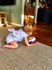 Our little Iriee Ann bunny. Lyon is very interesting at the moment!