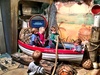 We had a fun PC adventure train ride and a visit to the sea museum. Olive loved the train ride, and the boat at the museum. Iris snoozed for most of it!