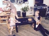 BBQ rotisserie duck, sun and happy children! What more can you ask for on a Sunday afternoon at the Wohlers. 