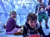A corner of Christmas cheer at capital e with the cuzzies.