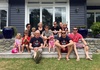 Group photo before we say goodbye to the Martinborough mansion that's been our home the last 3 nights. What a fantastic place!