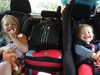 Off up to Taupo! And Iris pleased as punch facing the front!