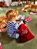 Santa arrived! Olive was super excited and surprisingly so was Iris about opening all her presents, even wanted to continue with the rest!