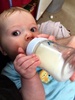 Iris got up to all sorts of mischief while mummy and Olive were at Kindy and Nan had left. Including taking the bottle!