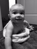 So far Olive has been really understanding of Iris and her new found movement and curiosity. She either moves further away or let's Iris play with the toy. Bath time is getting more and more fun with two!