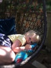 After a longer day at KCC than normal and lots of busying herself around the garden, Olive got some cushions and curled up in her cocoon. While daddy nailed the deck, Iris had a snooze & mummy did some gardening.