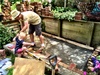 Patio in a day. A warm sunny day hanging in the garden. Iris had her first swing and Olive enjoyed pushing her. Olive enjoyed helping with the sand collection and watching daddy working from the swing chair.