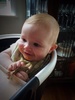 Can't beat a good steak. Oh and a high chair. Iris continues to eat like a truper.