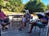 Another really hot day. We enjoyed afternoon tea at Lucie & Rory's home. Olive was the oldest kid for a change! Poppy & Olive started to warm to each other while Iris and Jonty charmed everyone. Bring on more sunny days!