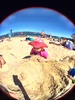 It was a scorcher! 33 degrees at home while we were cooling off at scorching bay. We both had a swim separately, Olive loved the sand and burying herself, 'sleeping bag for her legs' and Iris continued to escape the tent. Magic day.
