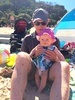 It was a scorcher! 33 degrees at home while we were cooling off at scorching bay. We both had a swim separately, Olive loved the sand and burying herself, 'sleeping bag for her legs' and Iris continued to escape the tent. Magic day.