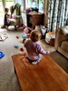 Well I think we can safely state Iris has mastered climbing on all our tables. If she can get up on it she will!