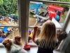 Oh the excitement of having a big truck at our house today! Tom booked it yesterday for today and luckily Poppa was available to help concrete under the house and fill the skip. So glad that rubbish pile has gone, we were starting to look like one if those houses...