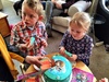 Next on the birthday bash weekend is Violet's third birthday! A nice and relaxing family affair. Olive had so much fun with the Anna and Elsa balloon. Pity it flew out of the car when we were on our way home from the next party! Olive was a little devastated.