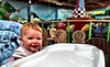 Olive goes to Freya's birthday party at Laughalots! Lots of fun for all.