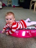 We bought the piano down to Iris's level and she had a ball. It has been a joy to watch Iris master sitting and discovering the world that comes with it. She sat for ages by her postbox flipping and dropping envelopes for ages. Drawers are great fun and she beelines for the deck at every opportunity.