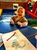 Olive really got into bubble pictures at playcentre today and Iriee was happy to just be at the table with a straw. A lot more independent play from olive today which was great to see.