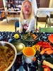 Today at kpc we drew around ourselves and found our body parts, we even got Iris lying down to do it. Olive helped and later enjoyed our homemade pumpkin hummus with carrots & potatoes for dipping and enjoyed making ice creams from paper and cakes with feathers.