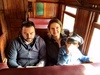 Daddy day! Everyone in the bed! An egg benie muffin in bed followed by a steam train ride and lunch. Train ride was a hit apart from it leaving the mums behind on the first trip!