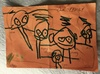 Such a lovely Father's Day picture from Olive. Including an accurate depiction of grumpy daddy!