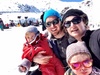 Snow, sun and sledding! And top carpark (lucky after waiting in a queue!) olive had a great time, Iris was mute for the whole time, a bit unsure of this snow stuff.