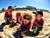We made it to the beach most days as the weather was fantastic. The kids loved playing in the sand and the bigger kids enjoyed jumping waves and getting wet.