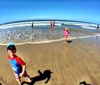 We made it to the beach most days as the weather was fantastic. The kids loved playing in the sand and the bigger kids enjoyed jumping waves and getting wet.