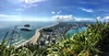 Shots from the top of the mount where Tom ran up on three occasions.