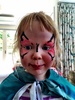 Face painting practice with Hayley, Freya, Scarlett and wine.... Hmm a little more practice before carnival on Sunday.