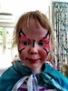 Face painting practice with Hayley, Freya, Scarlett and wine.... Hmm a little more practice before carnival on Sunday.