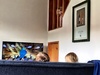Hanging out with Lachie in Ohakune.