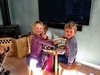 A lovely full day playdate with cuzzie lachie, with pikelets, barbies, cooking cookie soups, chasing Lyon, play dough banana, chocolate & beer pizzas and playing tiger families behind the chairs to name a few. Wouldn't it be nice if we could do this more often?