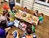 We hosted a fun little 4th birthday party for Olive and a few of her besties. Pass the parcel, chocolate frog hunt, bike and scootering, fishing. Followed by Ariel cake (