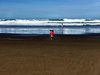 The girls had a lovely time on Riversdale beach and river inlet.