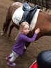 We went horse riding for tamariki Nui today. Olive wasn't too sure of the horses but was happy to pat and groom them. Maybe next time a ride?...